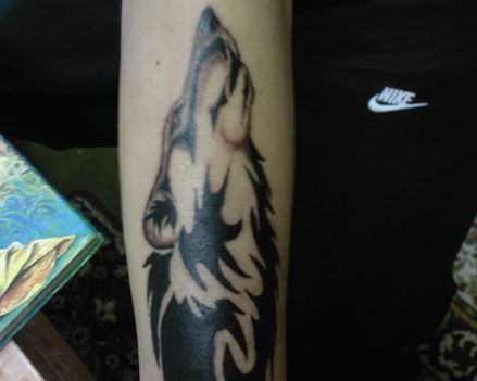 Tribal wolf