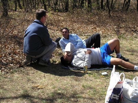 Egy kis pihenés a hegytetőn