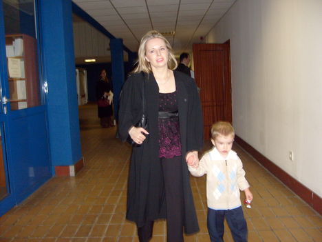 Anitám Botikával a diplama átvétele után.