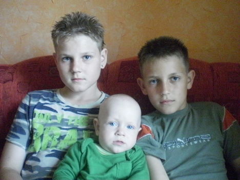 három fiam Zsolt,Gellért,Marcell