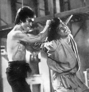 bruce lee &amp; Jackie Chan (enter the dragon)