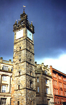 skócia29 Toolbooth Steeple at Glasgow cross