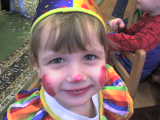 Klaudia a farsangon