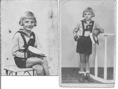 1943. Dunaharaszti  B.Zoltánka 7 éves