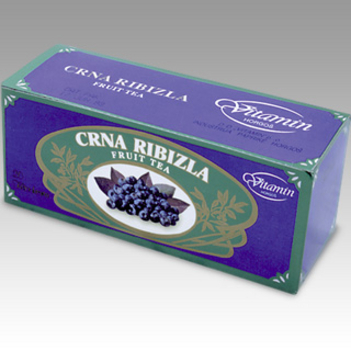 Fekete ribizli-ízű filteres tea
