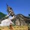 Laoszi fekvő Buddha a Vientiane nevű fővárosban