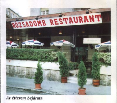 Rózsadomb Étterem 2000-ben