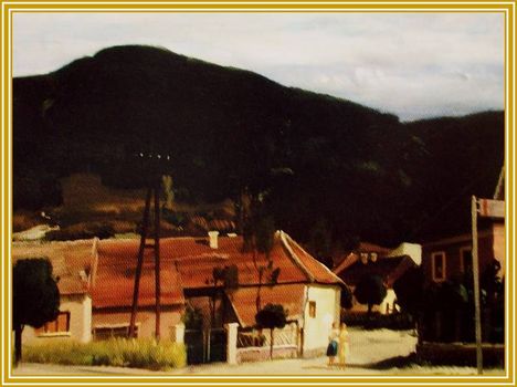 Kun István - Kisvárosi utca. (40x50 cm.)