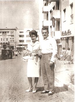 Feleségemmel még udvarlási periodusban (1961-ben)