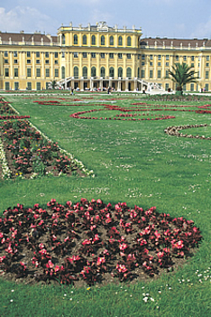 schönbrunni kastély parkja