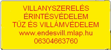 villanyszerelés