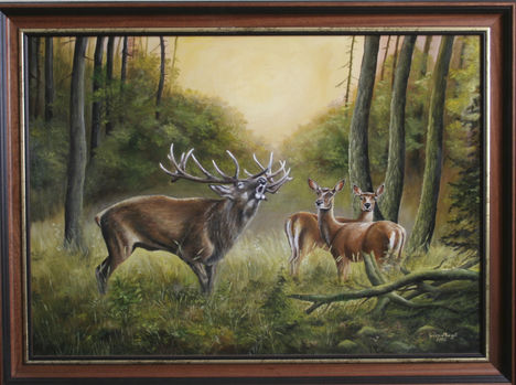 Szarvasboges /festményem/