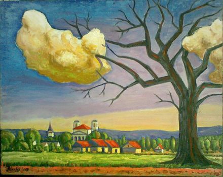 Ágra tűzött felhő (Lovasberény) 