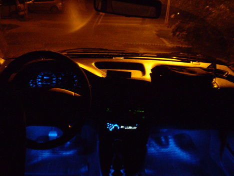 Blue light Inside