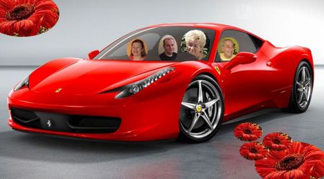 Ferrari és mi! kis családunk!