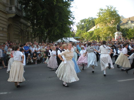 Szekszárd.Szüreti felvonúlás