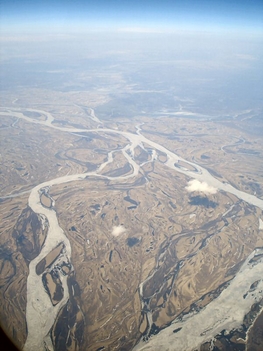 szibériai fagyott folyók