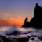 Rialto Beach at Sunset, Olympic National Park, Washington