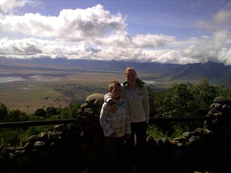 ket tojas a Ngorongoro kraternel