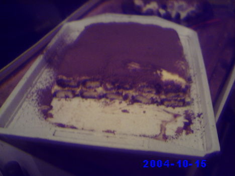 Tiramisu saját sajttal