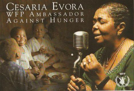 Cesaria az afrikai éhezők nagykövetasszonya