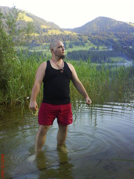 hideg tóban Németországban
