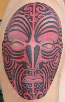 maori maszk