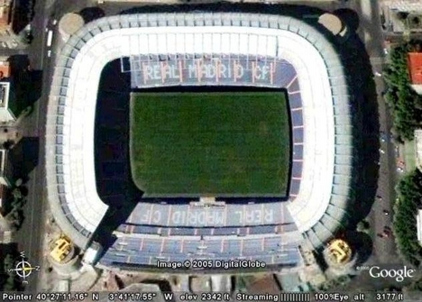 (Real Madrid)Panoramica Desde El Aire Del Estadio Santiago Bernabeu