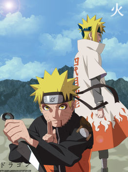 Naruto_and_Minato_Will_Of_Fire