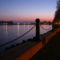 Balatonfüred kikötő este