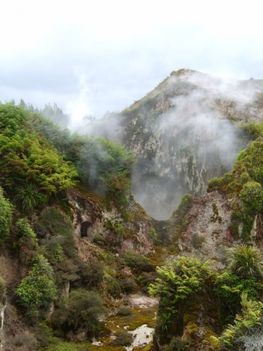 Taupo vulkán krátere- Új-Zéland