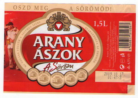 arany ászok pet 1,5 l