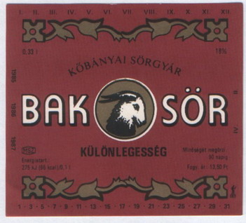 bak sör 90 nap 13,50 ft