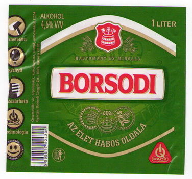 borsodi pet 1 l