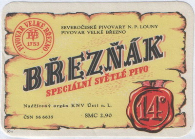 Breznák speciálni svetlé pivo