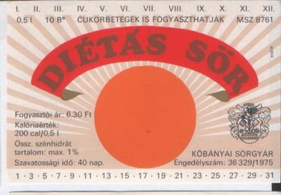 Diétás sör