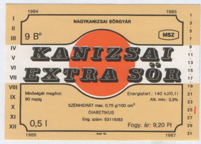 kanizsai extra sör