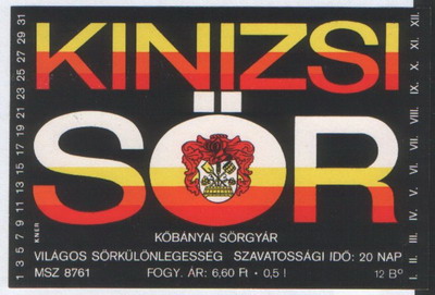 kinizsi sör-9