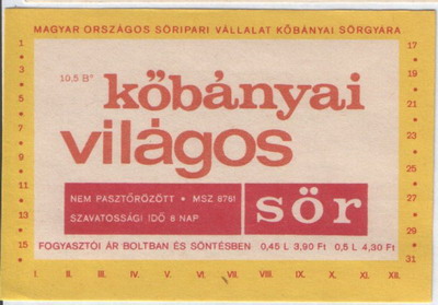 Kőbányai világos-4