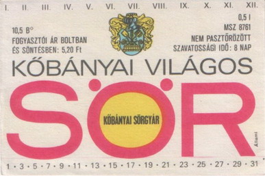 kőbányai világos sör-14