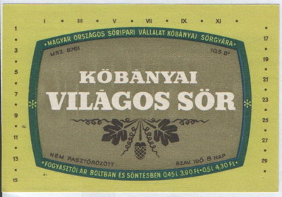 kőbányai világos sör-8