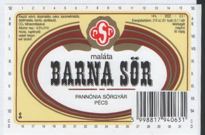 maláta barna sör