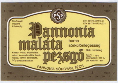 Pannonia maláta pezygő