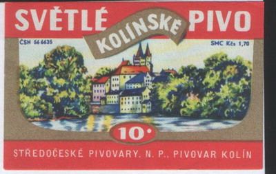 svétlé kolinské pivo