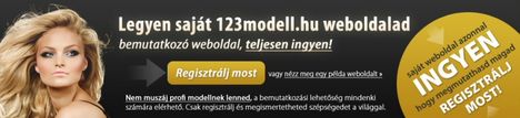 Bemutatkozó weboldal modelleknek ingyen!