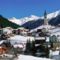 Kis falu Graubünden kantonban, Svájc
