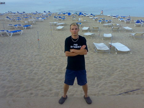 the beach