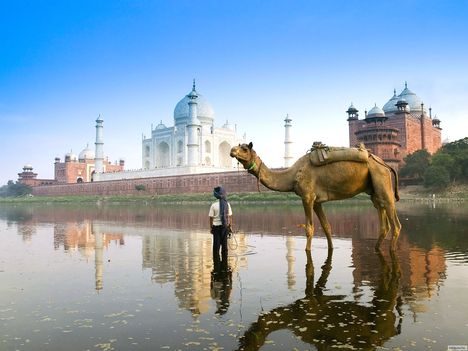 Yamuna-folyó, Agra, India[1]