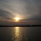 naplemente a Tisza -tavon