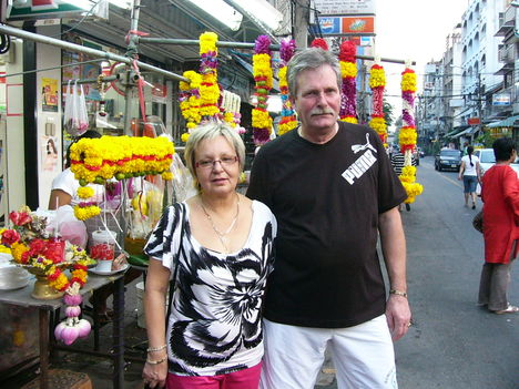Séta Bankokban